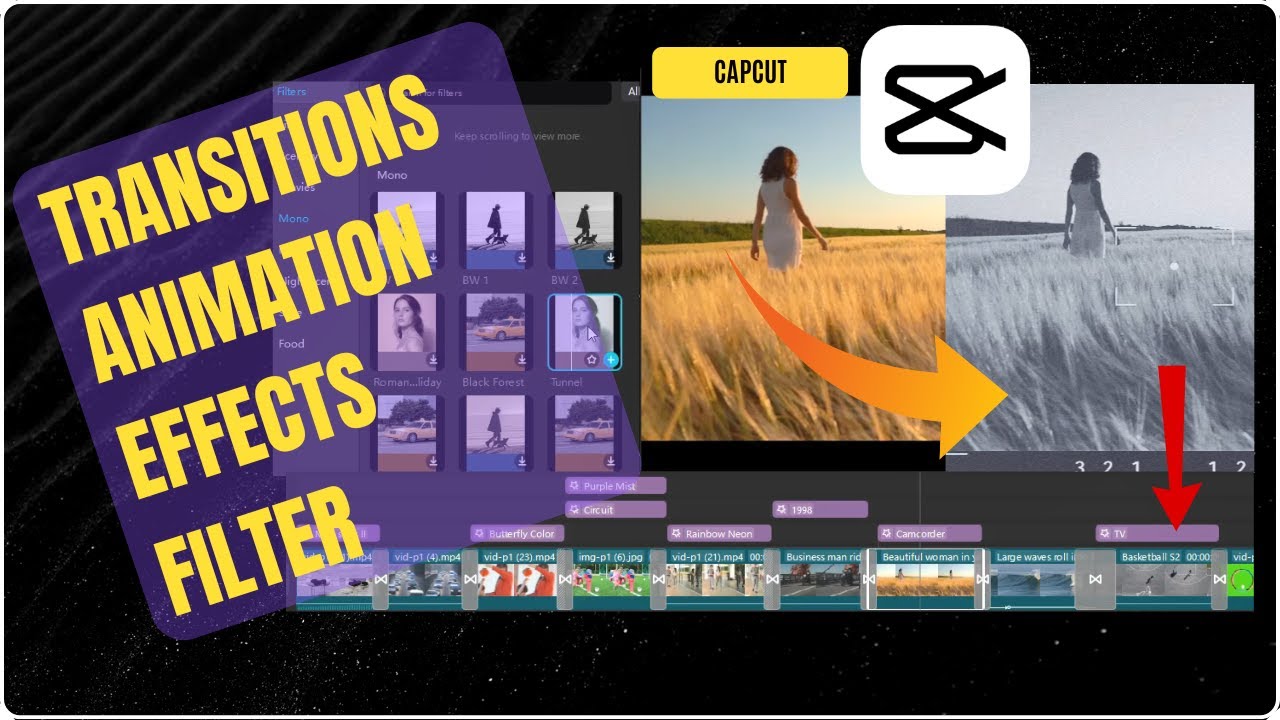 hiệu ứng chuyển cảnh trong capcut trên máy tính - reference image