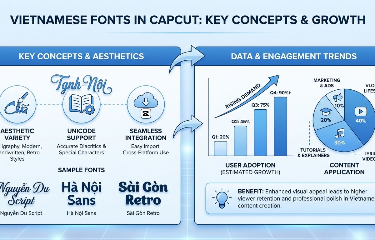 font chữ capcut tiếng việt đẹp - illustration 1