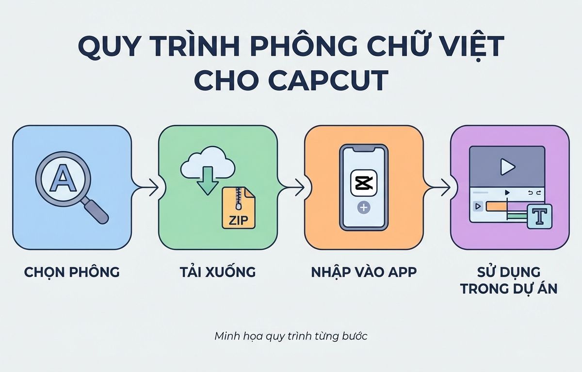 font chữ capcut tiếng việt đẹp - illustration 2