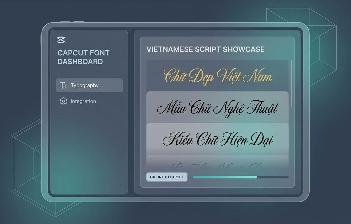 font chữ capcut tiếng việt đẹp - illustration 3