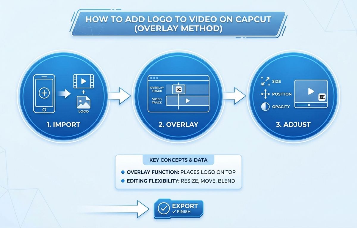 cách chèn logo vào video trên capcut - illustration 1