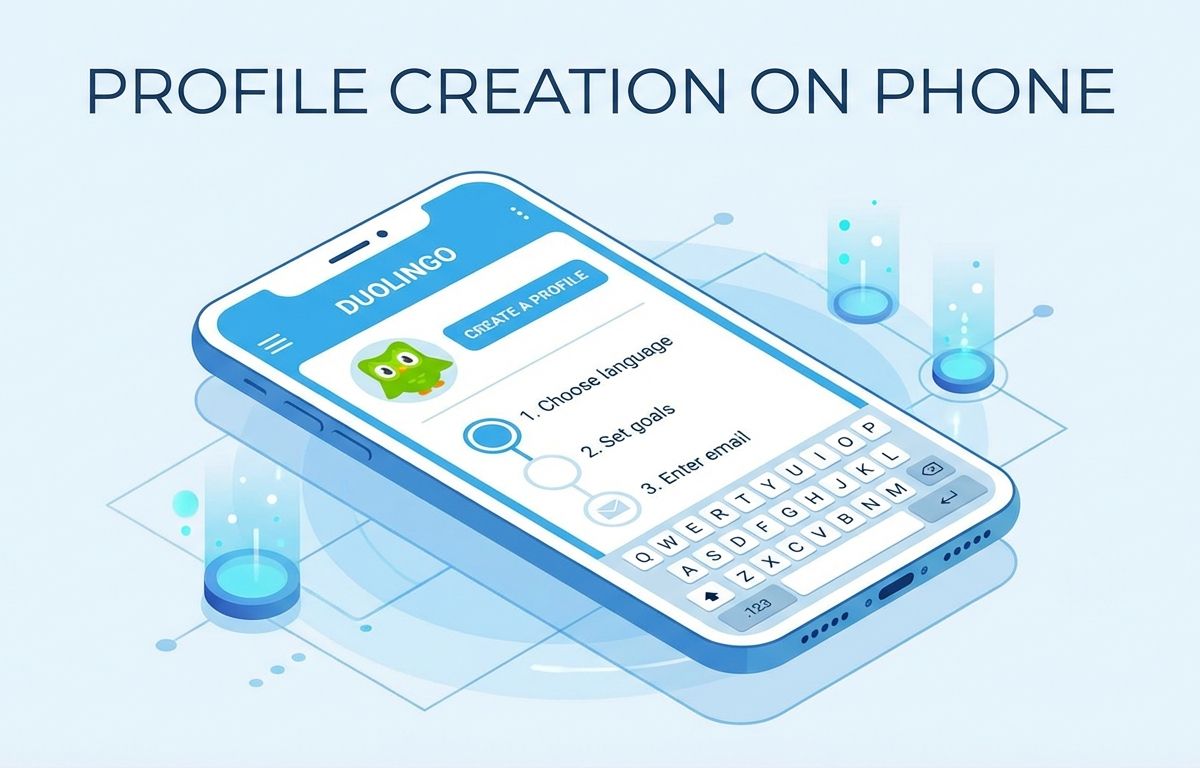 cách tạo hồ sơ trên duolingo trên điện thoại - illustration 3
