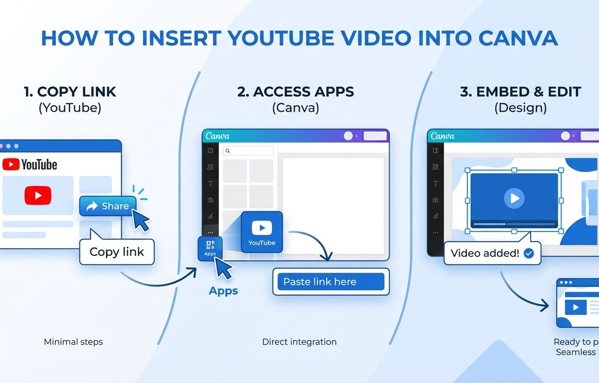 cách chèn video youtube vào canva - illustration 1
