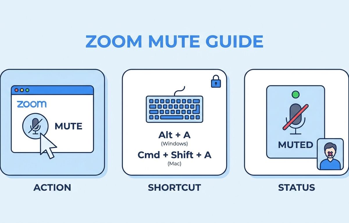 cách tắt mic trên zoom - illustration 1