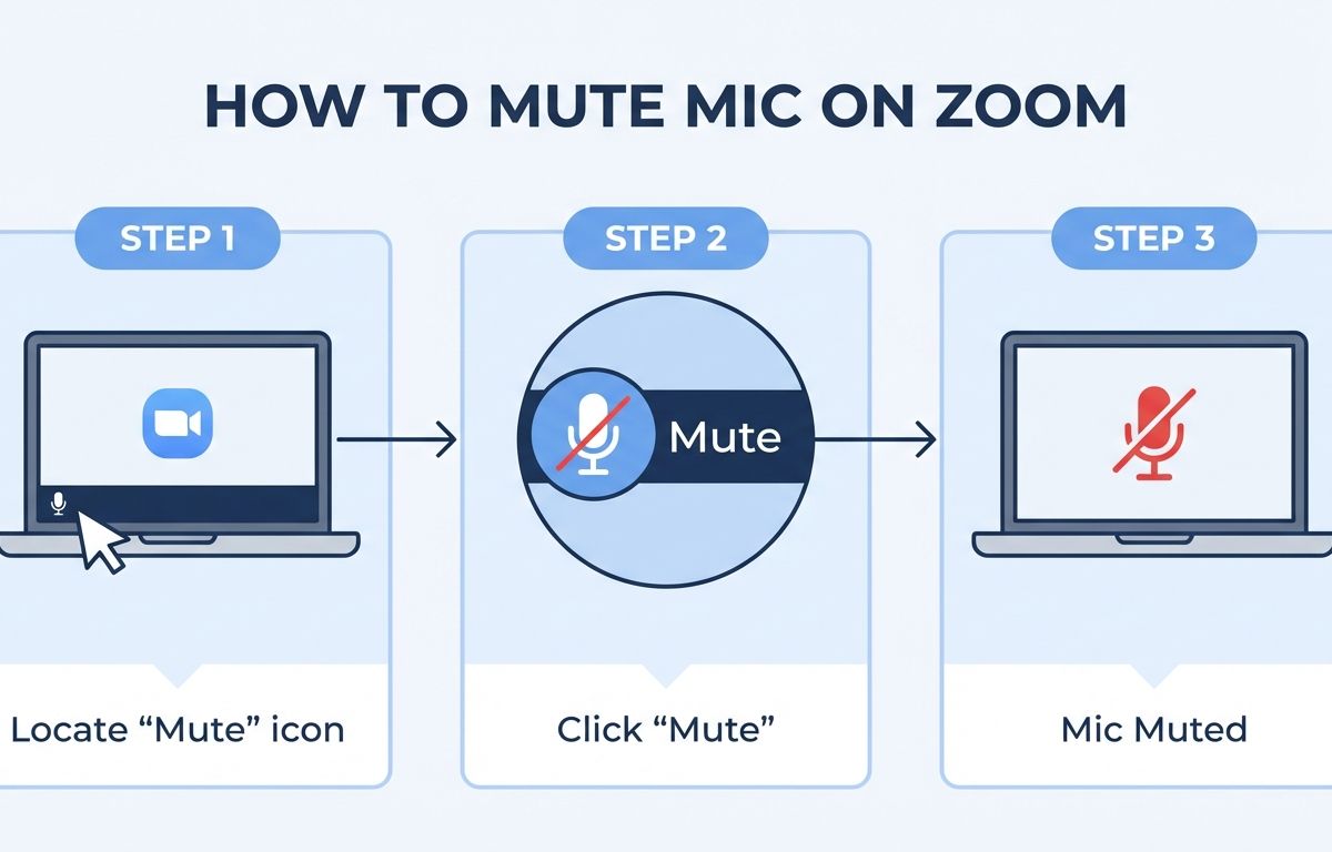 cách tắt mic trên zoom - illustration 2