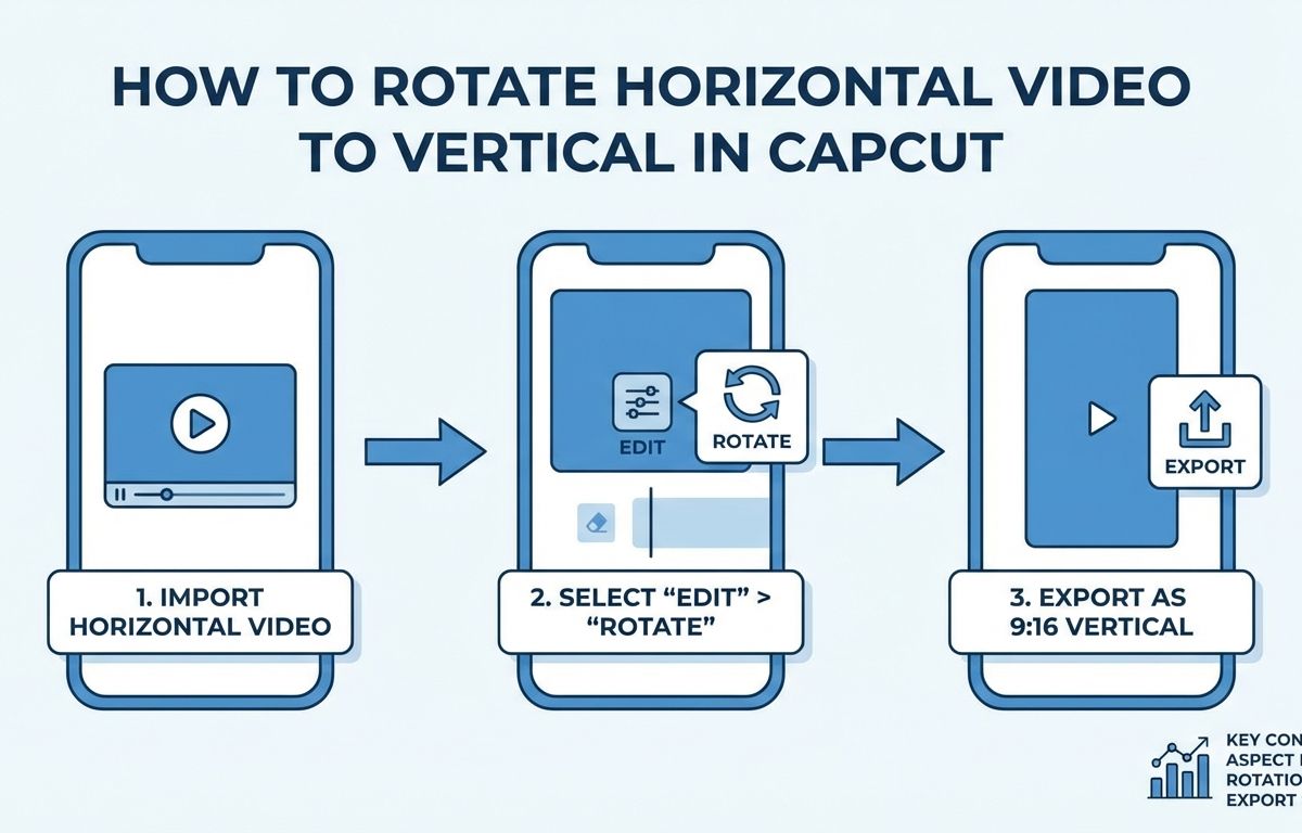 cách xoay video ngang thành dọc trên capcut - illustration 1