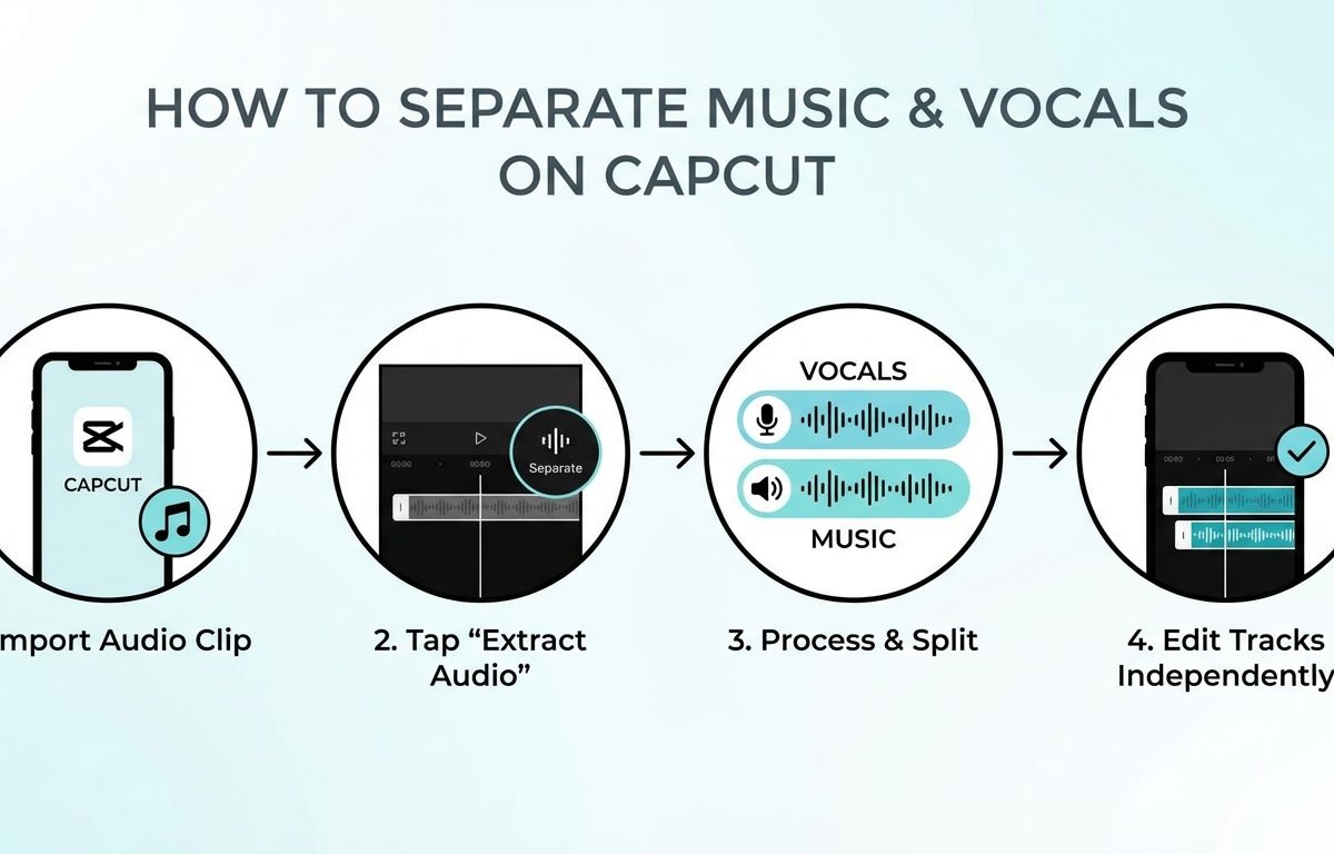 cách tách nhạc và lời trên capcut - illustration 2
