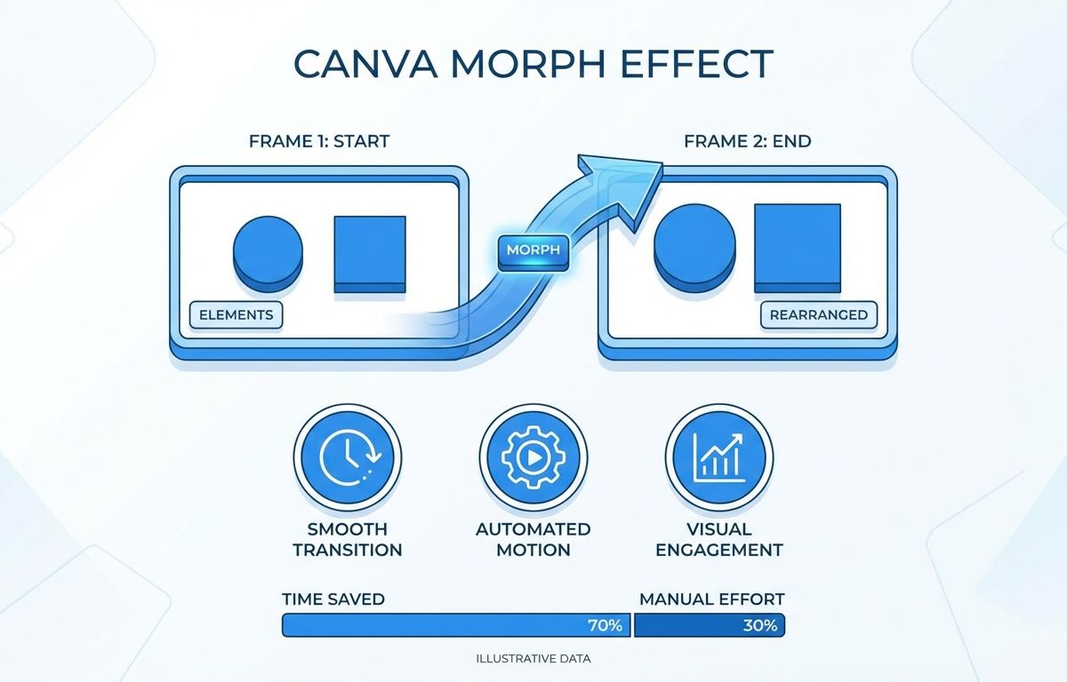 hiệu ứng morph trong canva - illustration 1