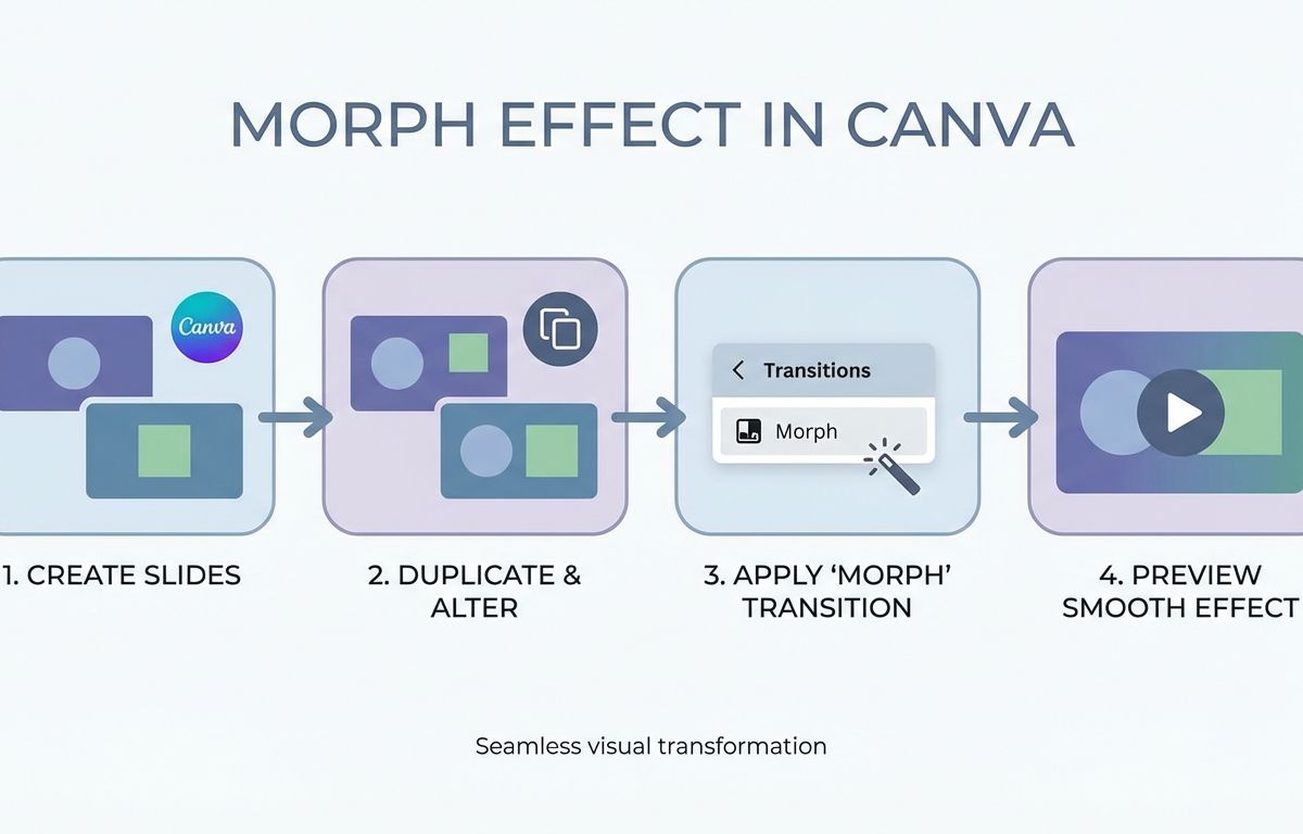 hiệu ứng morph trong canva - illustration 2