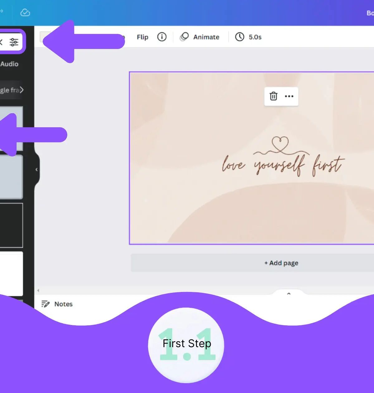 tạo viền cho ảnh trong canva - reference image