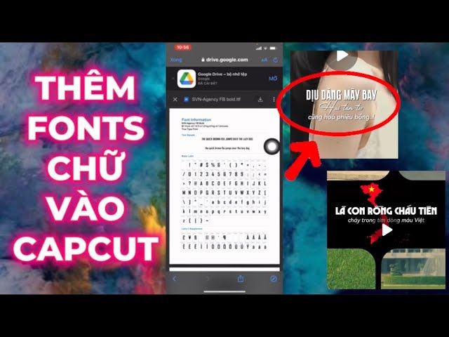 font chữ capcut tiếng việt đẹp - reference image