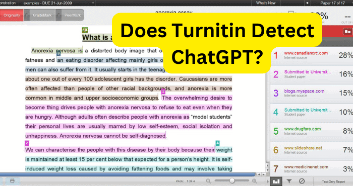 turnitin có check được chat gpt không - reference image