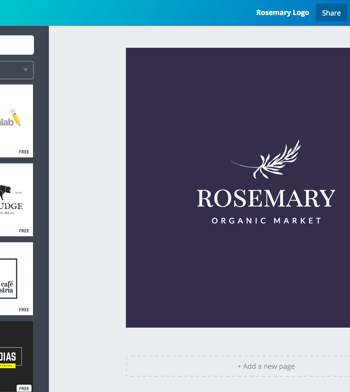 canva thiết kế logo - reference image