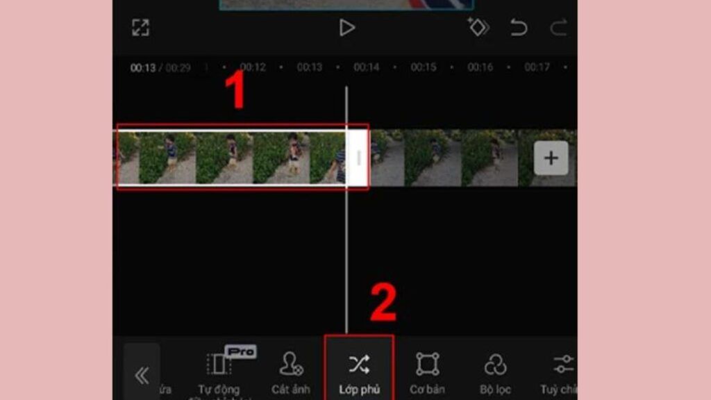cách làm mờ mặt trên capcut - reference image