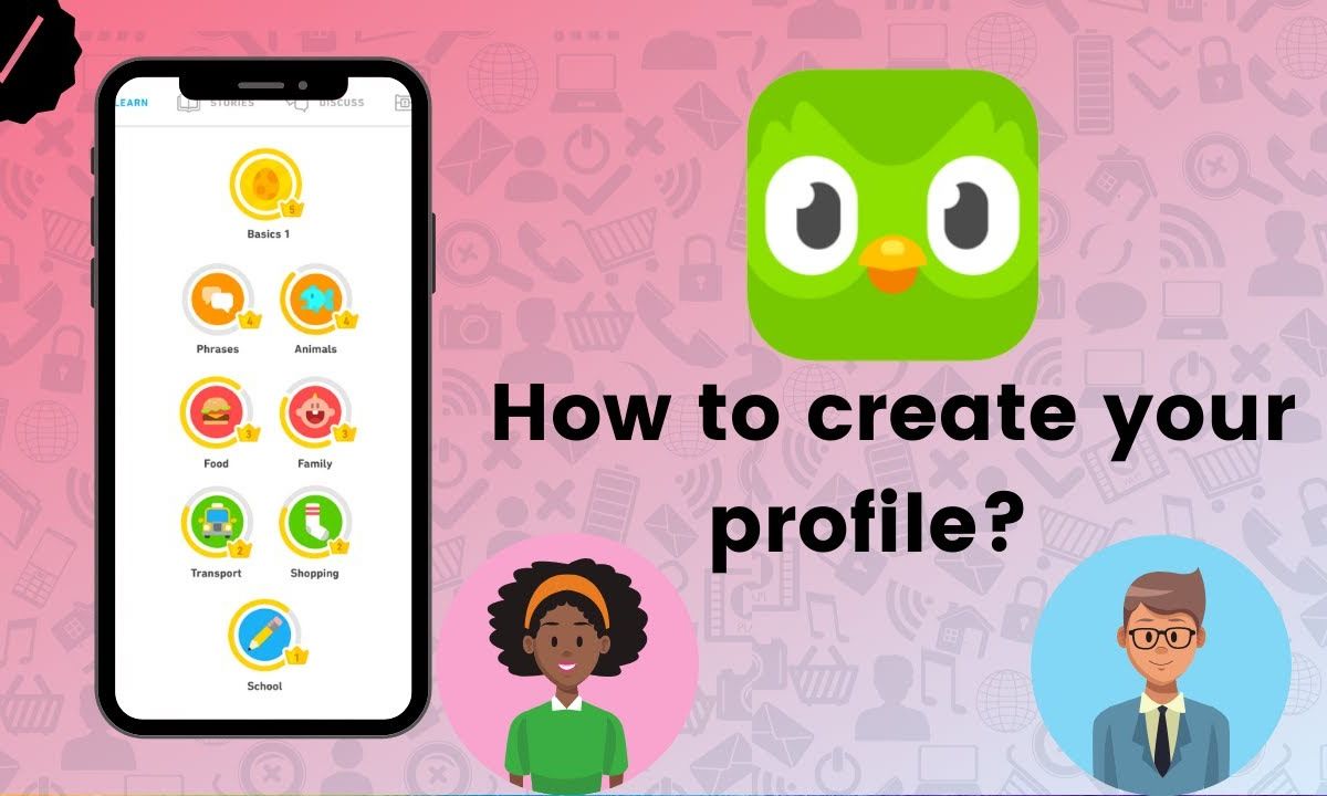 cách tạo hồ sơ trên duolingo trên điện thoại - reference image