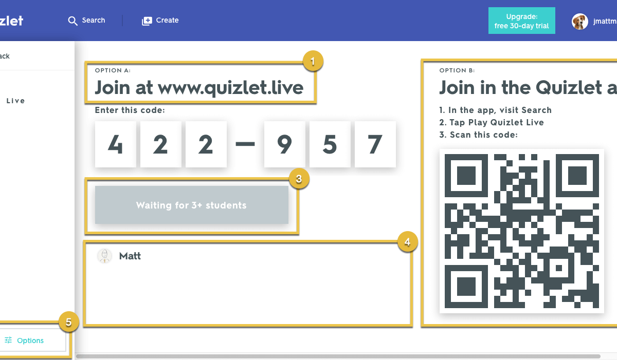 cách tạo trò chơi trên quizlet - reference image