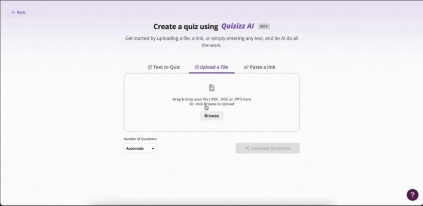 cách tạo quizizz từ file pdf - reference image