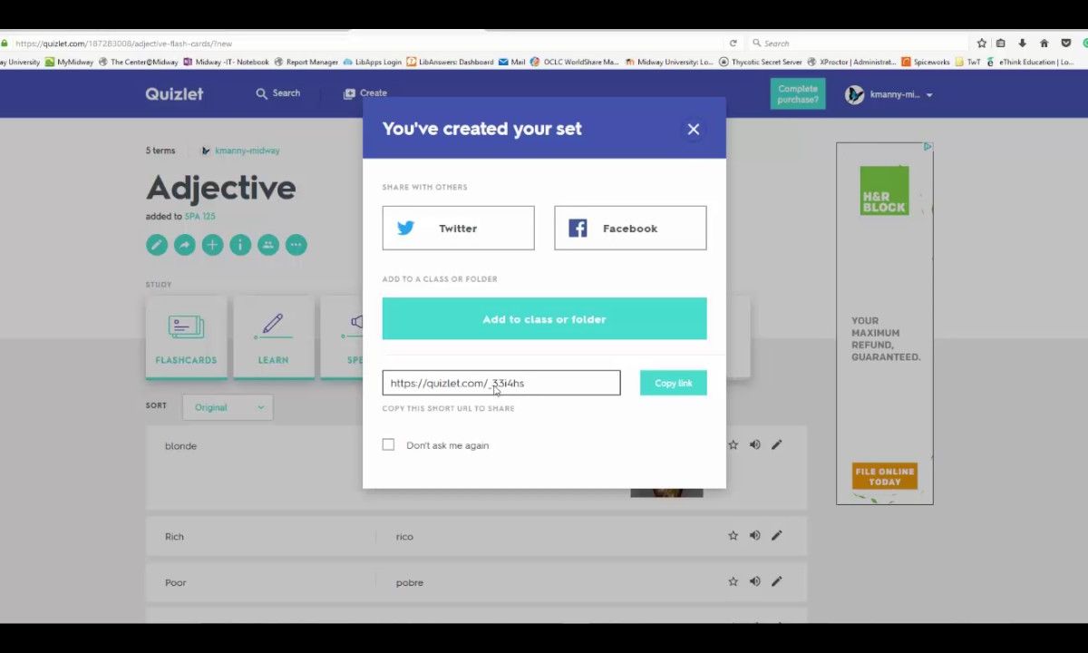 cách tạo quizlet từ file word - reference image