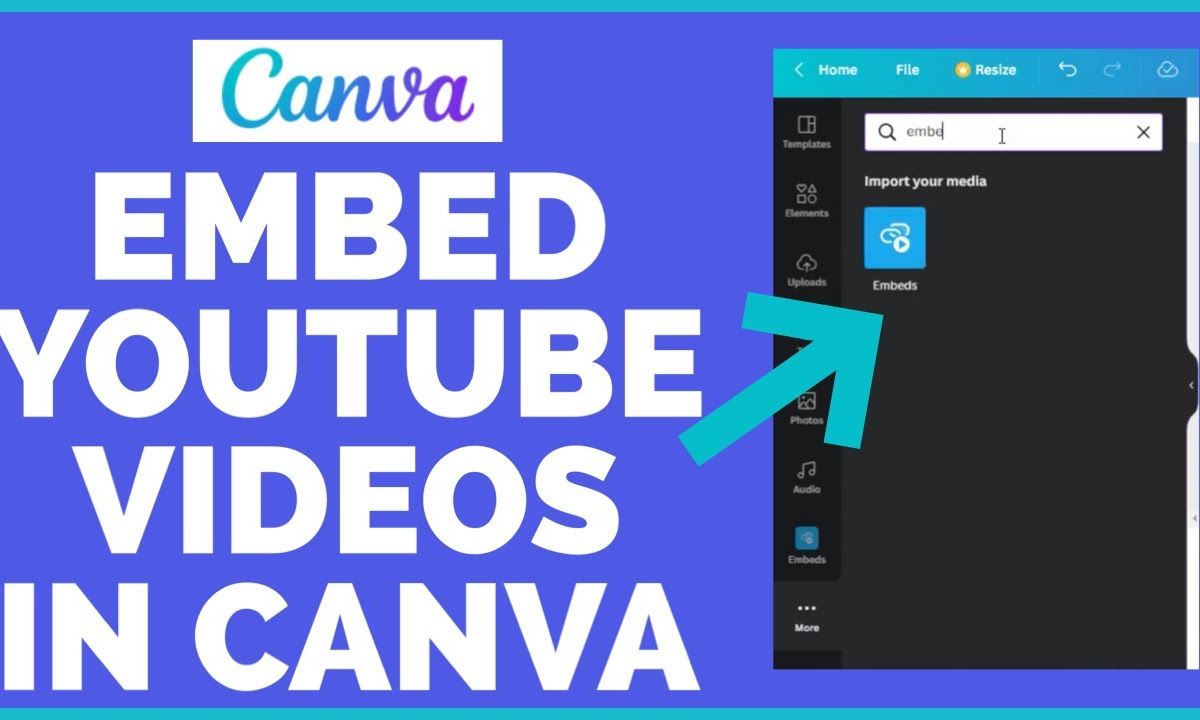 cách chèn video youtube vào canva - reference image