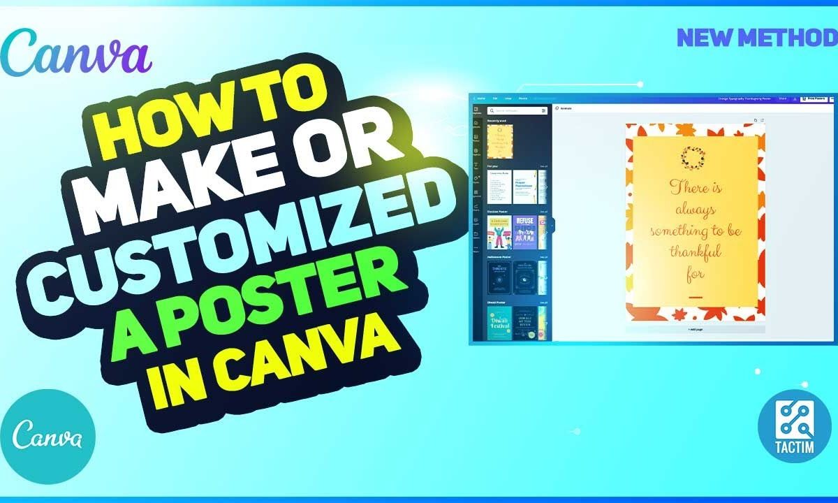cách làm poster trên canva - reference image