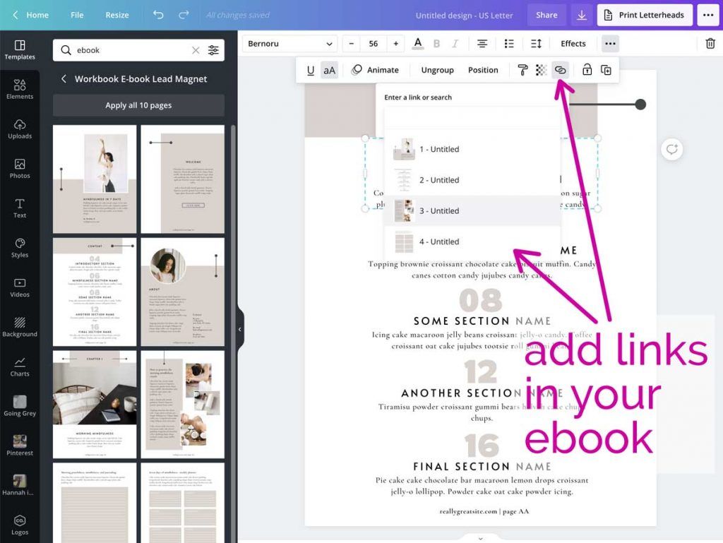 cách làm sách điện tử trên canva - reference image