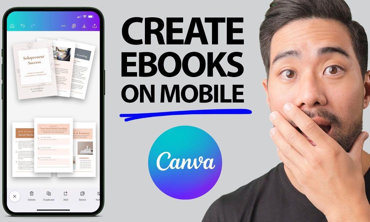cách làm sách điện tử trên canva - reference image