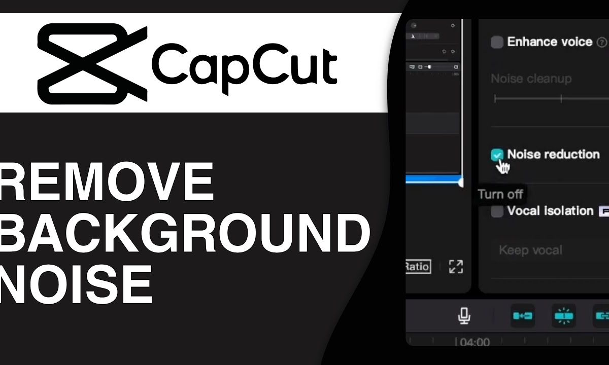 cách lọc tạp âm trong video bằng capcut - reference image