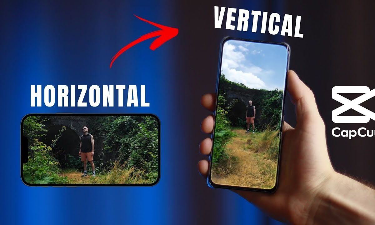 cách xoay video ngang thành dọc trên capcut - reference image