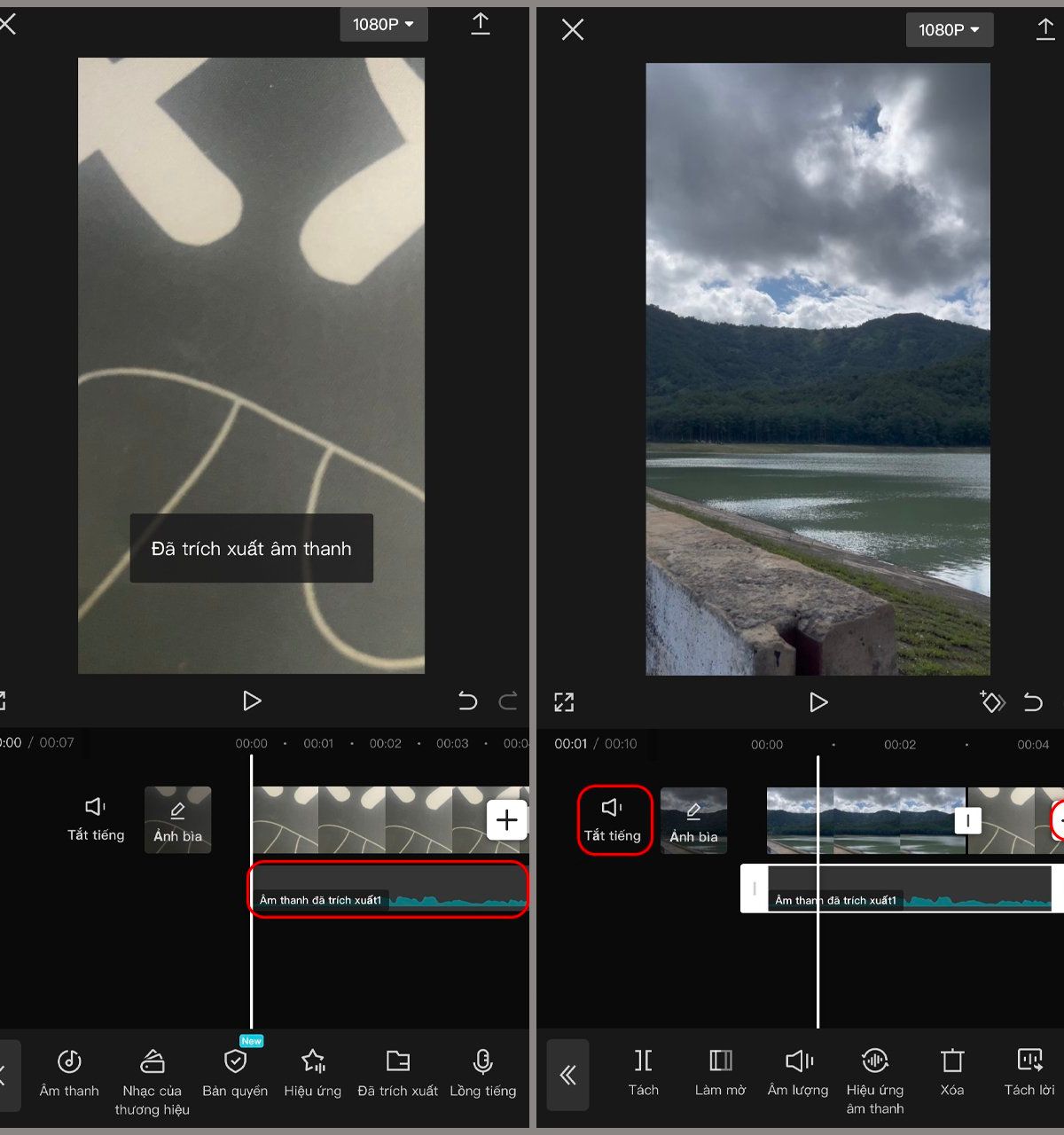 cách tách nhạc và lời trên capcut - reference image
