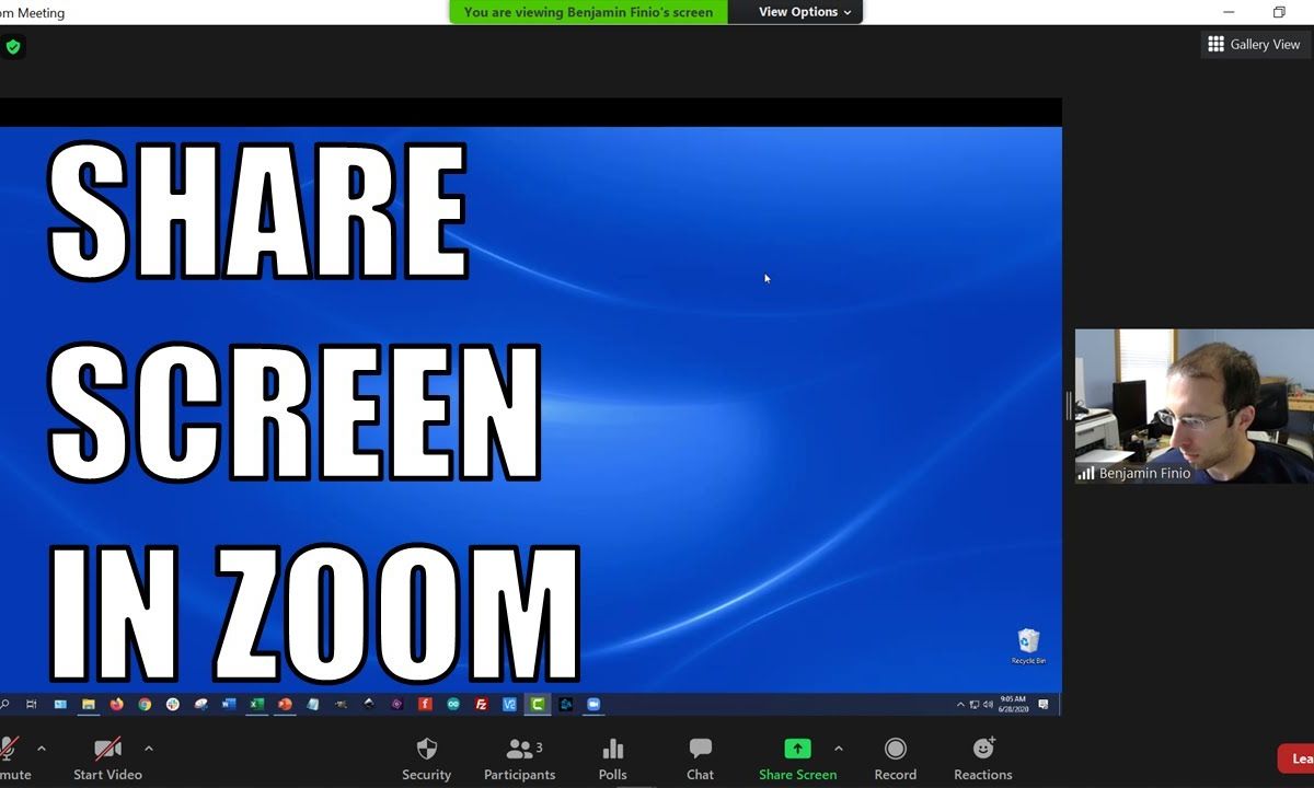 cách chia sẻ màn hình trên zoom - reference image