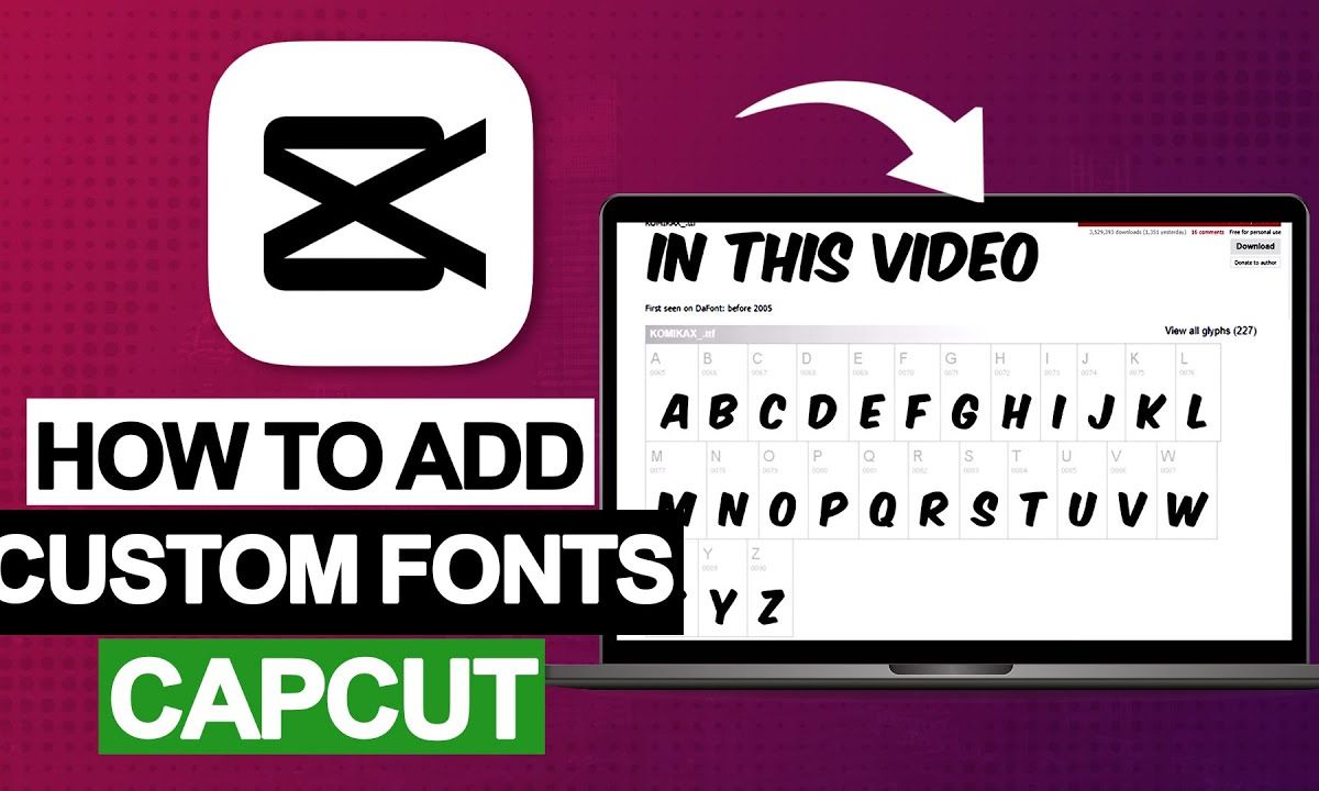 cách tải font chữ lên capcut - reference image