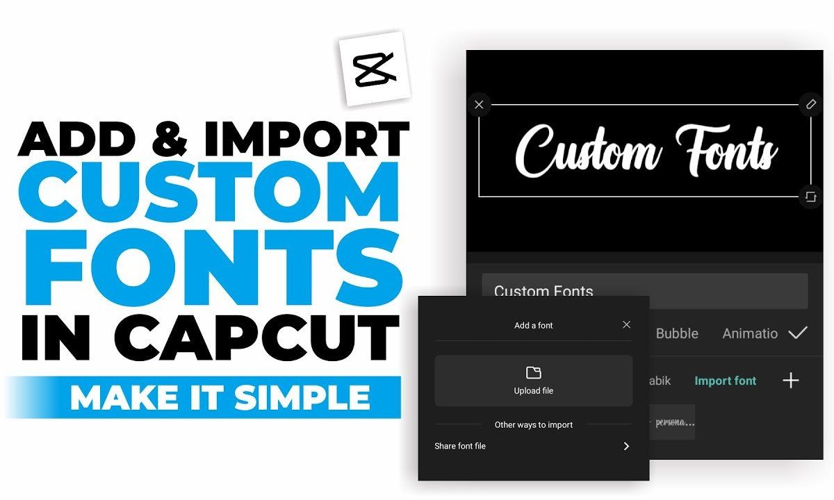 cách tải font chữ lên capcut - reference image