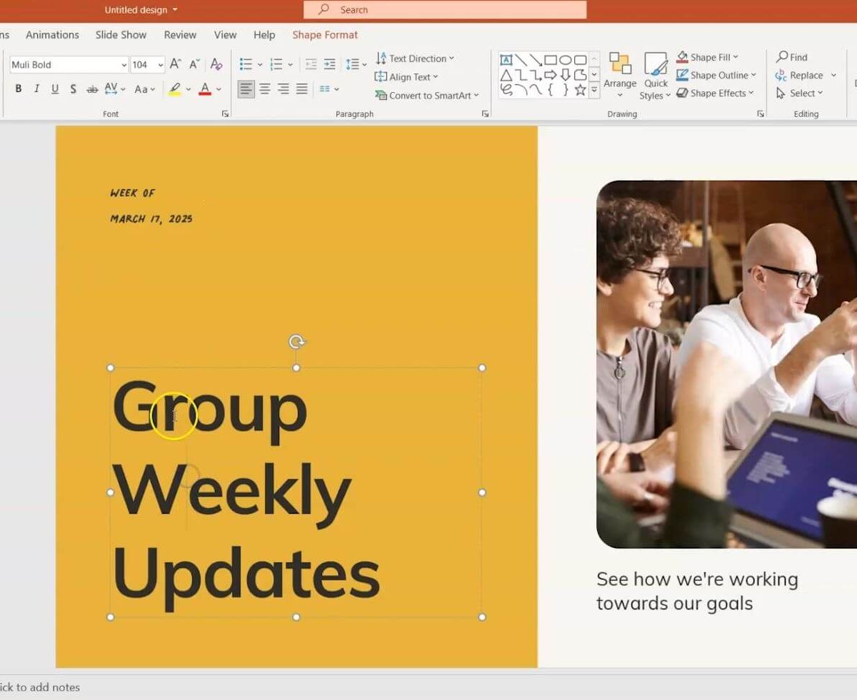 làm slide bằng canva - reference image