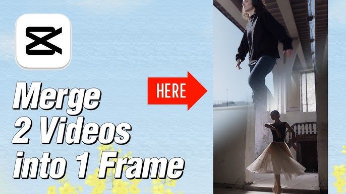 ghép 2 video thành 1 trên capcut - reference image