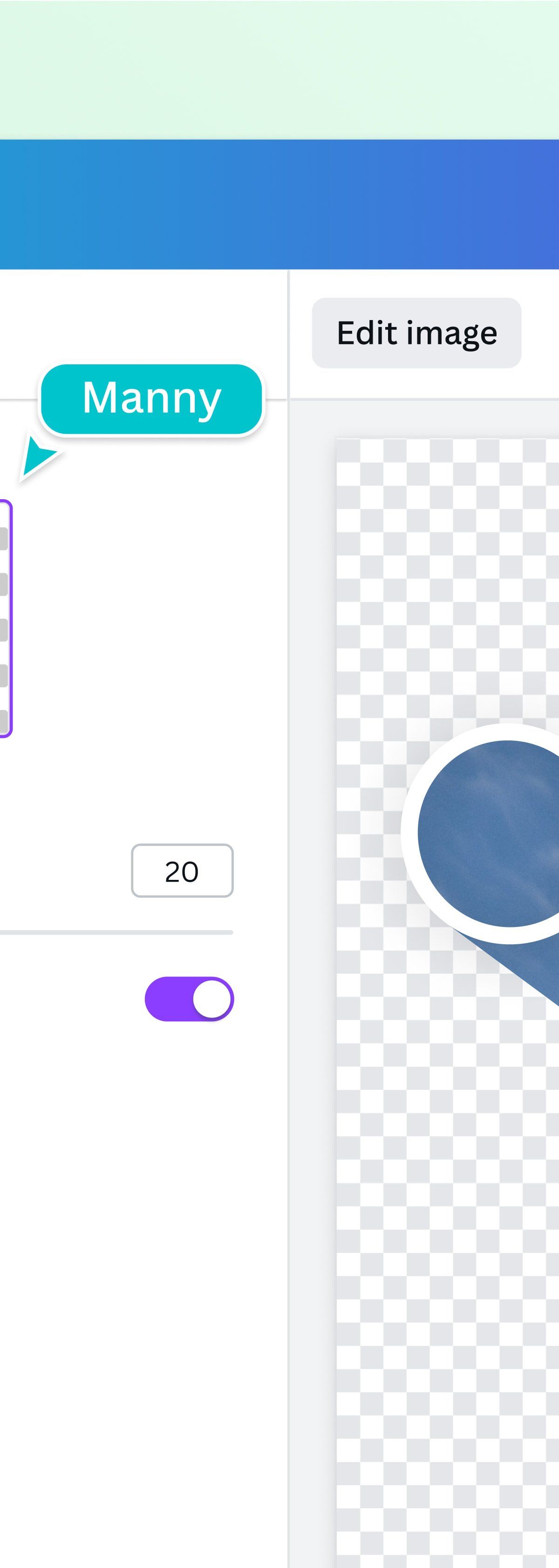 tách nền canva - reference image