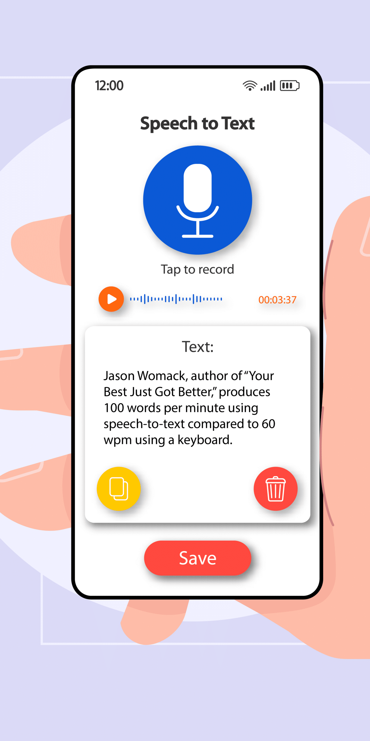 app chuyển giọng nói thành văn bản - reference image