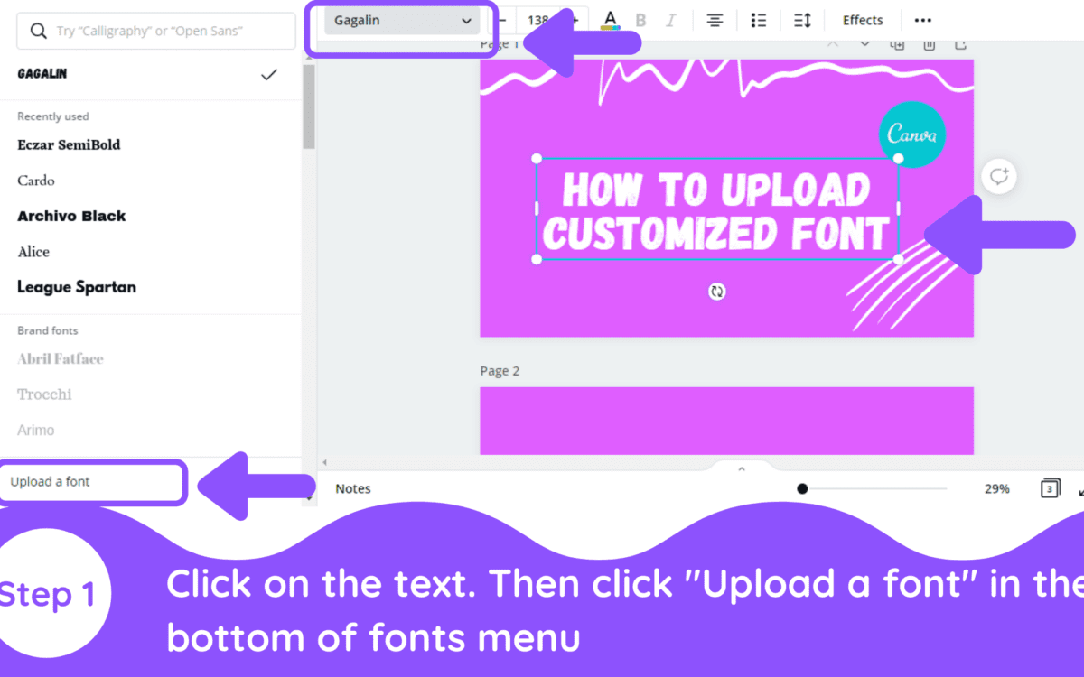 tải font chữ lên canva - reference image